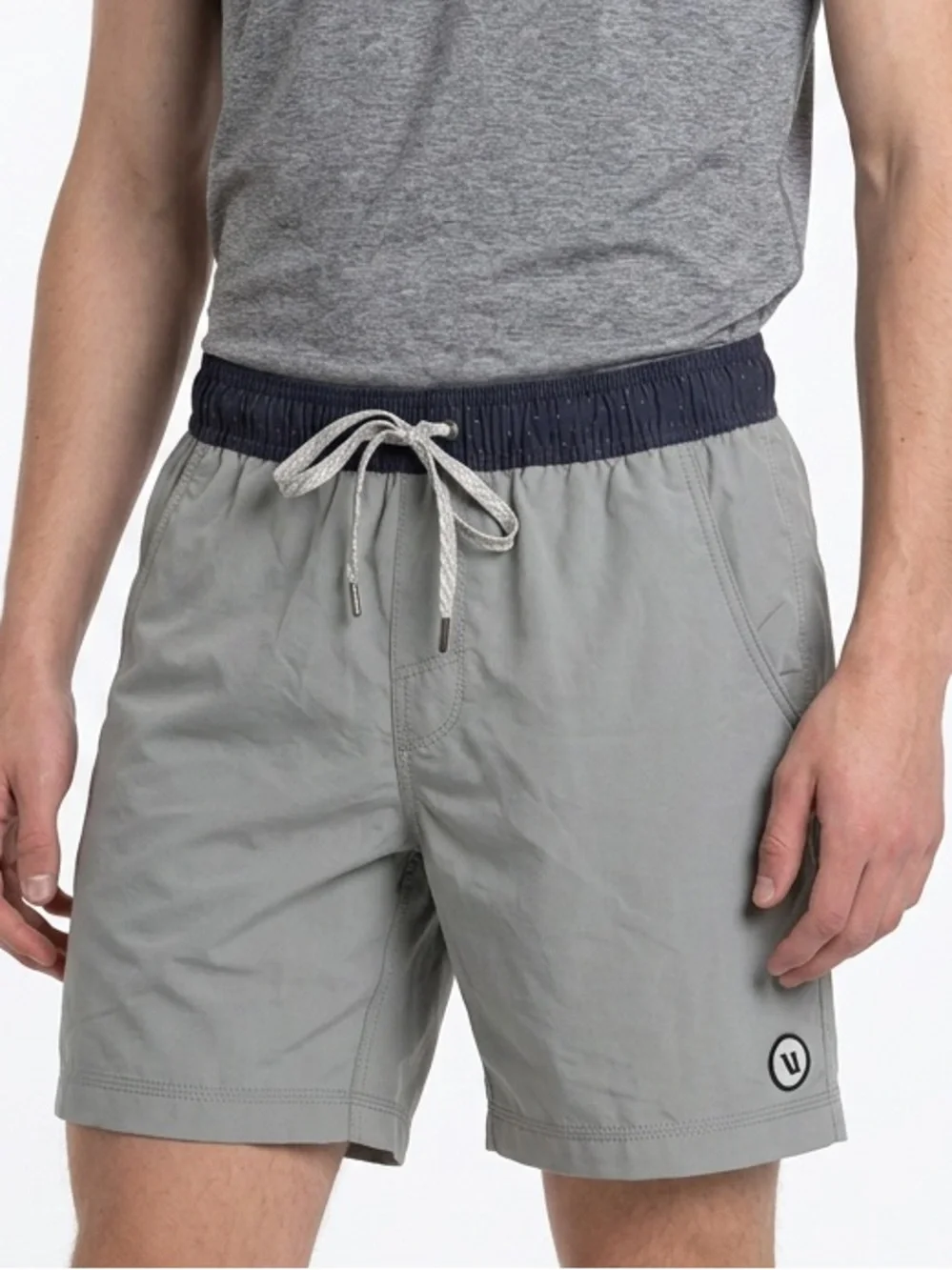 VUORI | Special Edition Patterned Waistband Drawstring Kore Shorts Men’s Size S
